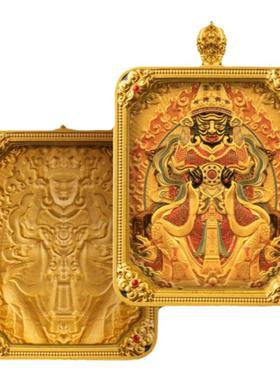 新品西藏唐卡扎基拉姆方形