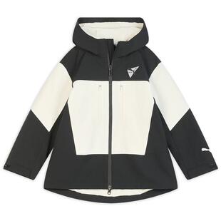 防风防水三合一户外徒步运动外套男童PUMA彪马黑白登山夹克950551