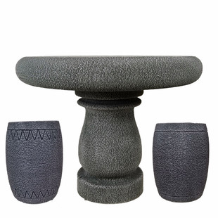 定制泡沫仿真石桌石登蹲泡沫戏剧舞台话剧表演出婚庆橱窗影视道具