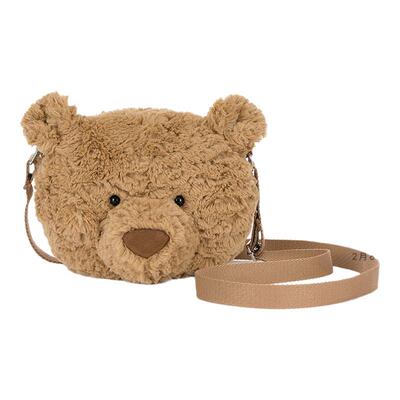 英国Jellycat巴塞罗熊挎包毛绒娃娃玩具礼物儿童包包玩偶公仔送礼