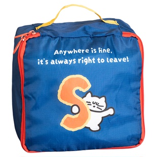 韩国romane可爱卡通旅行收纳袋行李箱衣物整理包鞋子分装袋化妆包