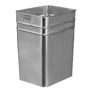 户外不锈钢垃圾桶果皮箱内胆内桶镀锌铁皮方形圆形定制收纳室外桶