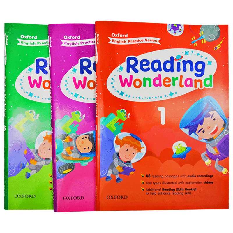 牛津小学英语阅读练习册1-3年级 英文原版 Oxford Reading Wonderland 3册 英文版 正版进口原版英语书籍 OUP Oxford