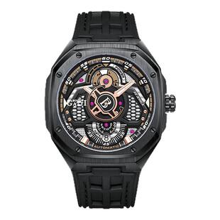 2025年新款布加迪手表德国男士机械手表时尚夜光腕表男生礼物实用