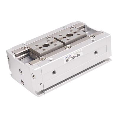 气动导轨滑台夹爪手指气缸气爪HFD20X40 12X10 25 50 16X15 30 60