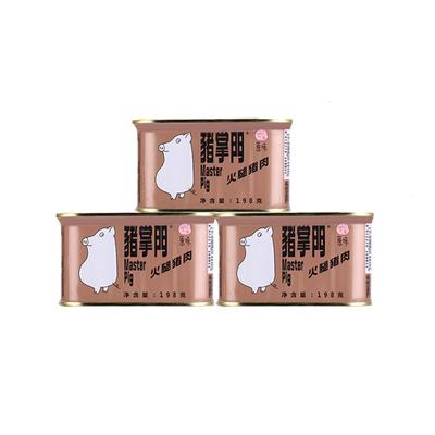 猪掌门经典原味午餐肉罐头