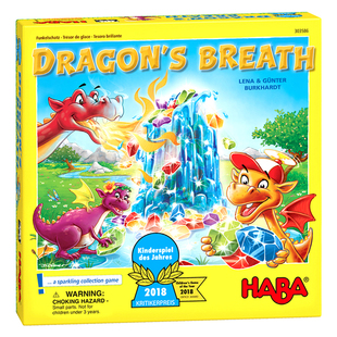 HABA德国玩具益智儿童桌面游戏观察判断力策略能力神龙吐息5岁