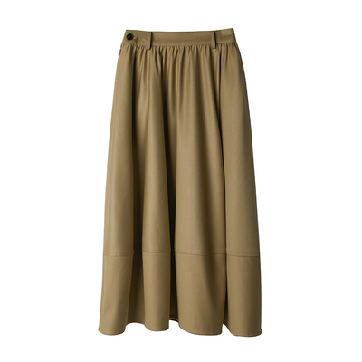 popchrio赫本风a字高腰半身裙