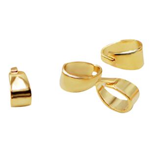 铜镀真金KC金光面瓜子扣韩版 DIY吊坠搭扣瓜子扣手链项链手作材料