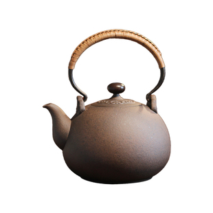 台湾省莺歌镇烧制岩矿煮茶壶陶壶烧水壶小如意电陶炉明火围炉煮茶