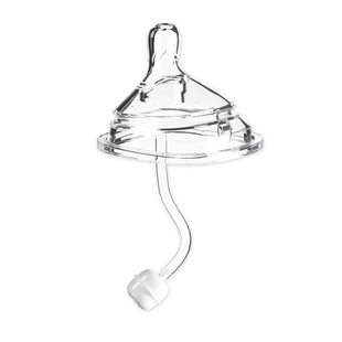 方形奶瓶配件奶嘴吸管嘴鸭嘴水杯头手把柄吸管直管赫适配嘿根奶瓶