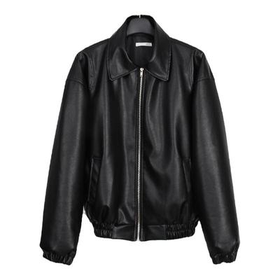 eihey蝴蝶刺绣百搭皮衣夹克外套