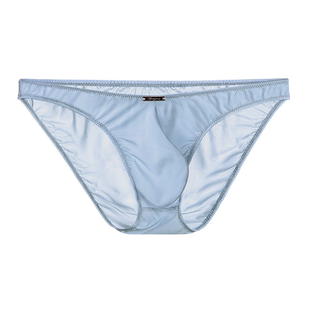 【3件8折】52025新肌薄mini三角裤男士低腰性感高弹冰丝内裤裤衩