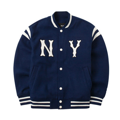 MLB男女装运动服休闲棒球服夹克宽松外套上衣3AJPV1546商场