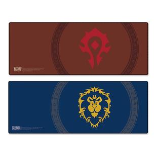 Blizzard暴雪官方游戏周边魔兽世界部落联盟升级版电竞鼠标垫桌垫