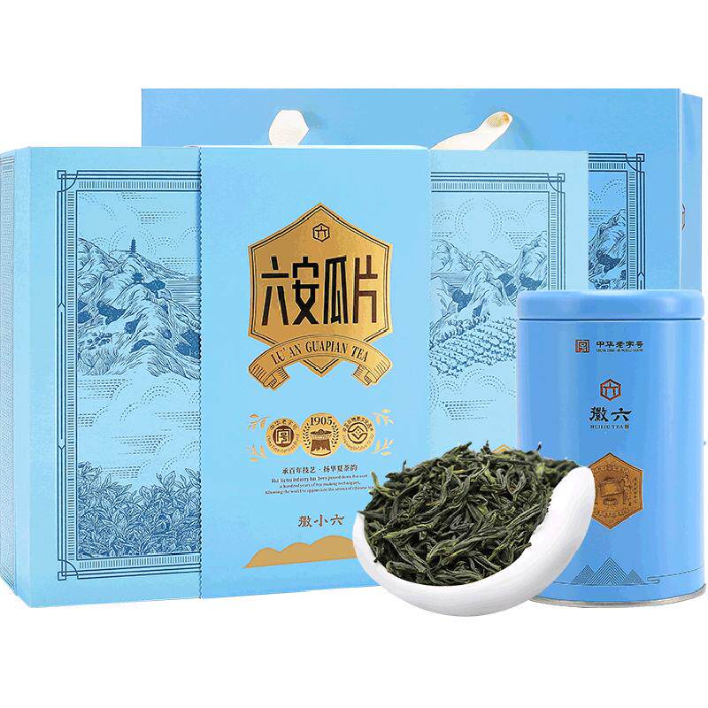 徽六六安瓜片一级绿茶240g×1盒
