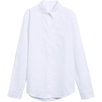 璐丝百丽直筒通勤棉显瘦衬衫