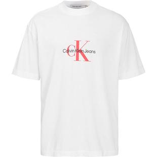 Calvin Klein男士2026新款夏季上衣CK国际大牌纯棉宽松短袖T恤潮