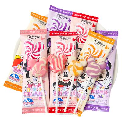 迪士尼奇彩棒棒糖学生奖励糖果