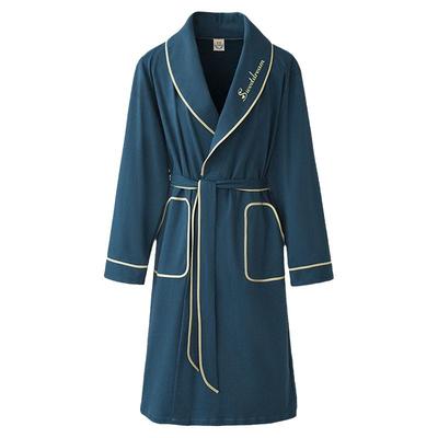 男士纯棉棉长袖大码家居服薄款