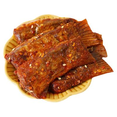 鱼山鱼海麻辣鱼尾湖南特产香辣鱼排手撕风干鱼开袋即食品熟食小吃