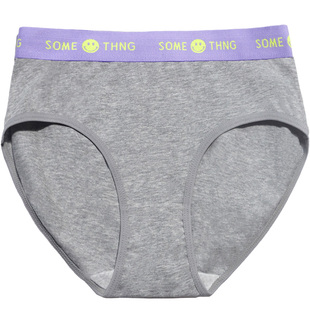 清仓 宽边腰带露腰中高腰女内裤 Dancer运动中性风纯棉三角内裤女