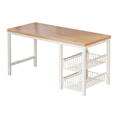 北欧+铁木+组装+洗衣液置物架