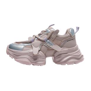 回力女鞋厚底老爹鞋女款2026新款春季增高鞋子透气爆款休闲运动鞋