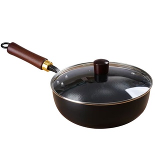 正宗手工章丘大肚锅铁锅官方旗舰店正品家用炒菜锅无涂层不粘炒锅