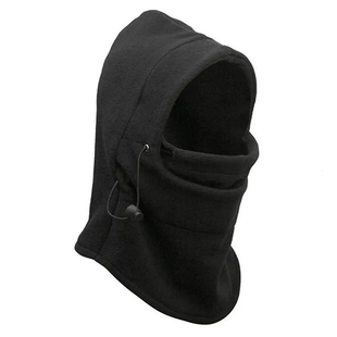 俄军特种兵冬季防寒面罩重型抓绒头套战术面罩保暖围脖防风脖套男