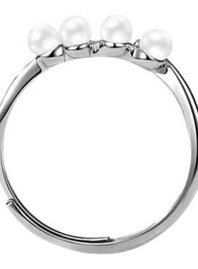 iu音岚珍珠戒指送女友七夕礼物