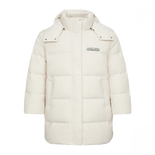 雪中飞kids童装儿童羽绒服男童中大童时尚印花女童长款洋气羽绒服