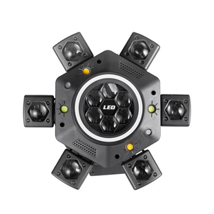 ktv氛围灯舞厅彩灯家用声控蹦迪闪光灯七彩旋转灯镭射灯舞台灯光