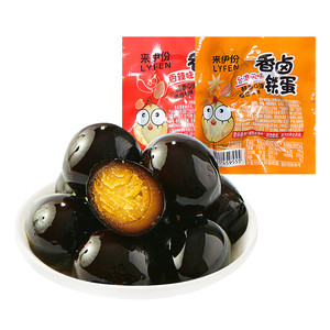 来伊份香卤铁蛋500g鹌鹑蛋卤蛋