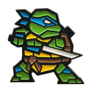 动漫周边忍者神龟金属徽章 李奥纳多烤漆胸针书包装饰pins