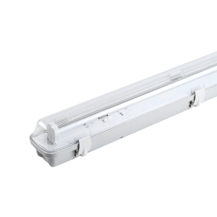 LED三防灯T8T5 防水防尘防爆单双管全套长条支架灯管带罩日光灯架