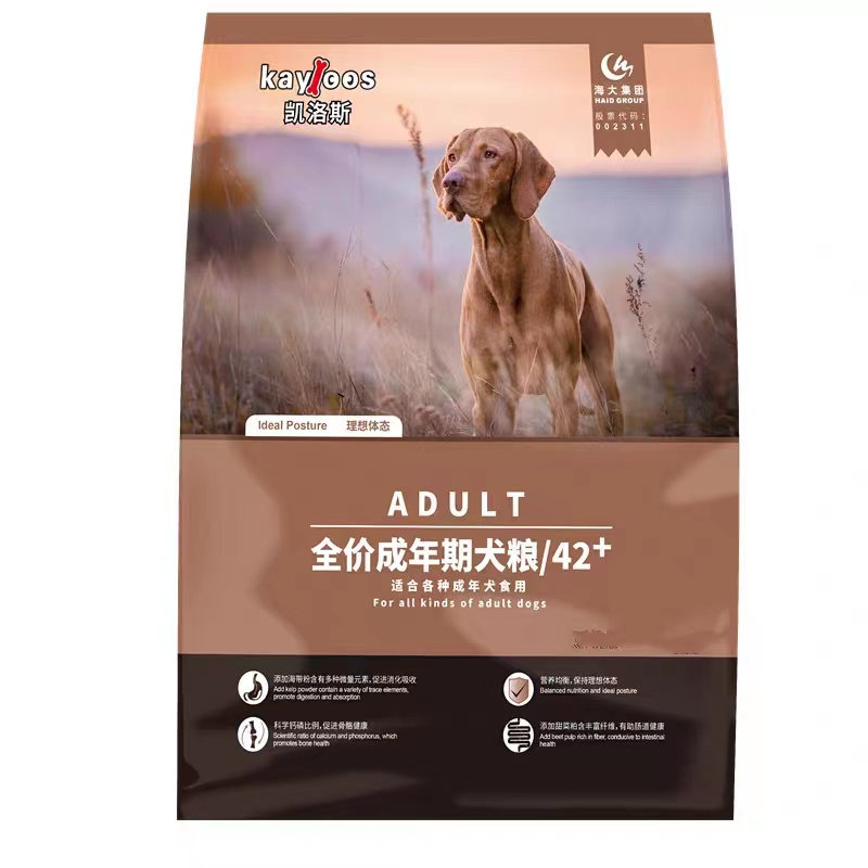 凯洛斯狗粮亮眼祛泪痕美毛成犬粮