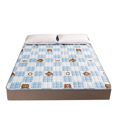 罗兰家纺抗菌可洗纯棉床褥子防滑