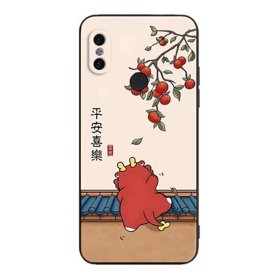 中式复古适用于红米note5手机壳