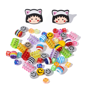 匡威鞋花扣适配1970s彩色卡通动漫鞋带DIY串珠配饰儿童可拆卸挂件