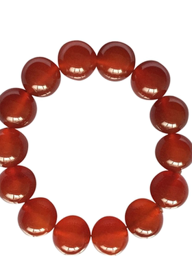 红玛瑙蓝色男士开运礼品手串包邮