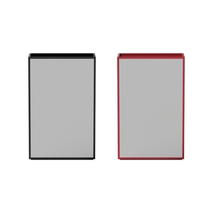 RESONNG日诵家居 欧普漆器立方花瓶 新中式客厅软装饰品桌面花器