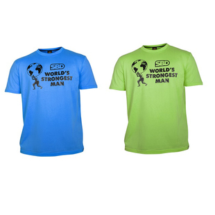 2022英国SBD大力士比赛官方T恤人气短袖训练运动圆领大码体恤健身