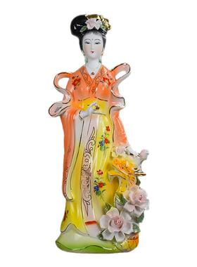 陶瓷小龙女摆件善财龙女佛像