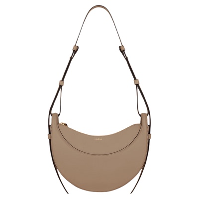 【26新品】Polene波灵恩Number Ten Lisse牛皮月牙包手提斜挎包