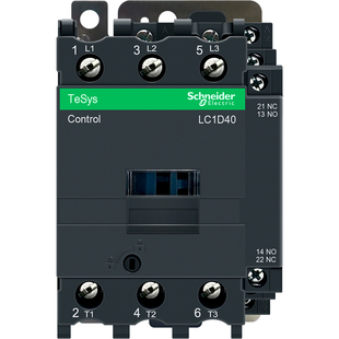 施耐德交流接触器LC1D40M7C 三极接触器线圈Q7C ac220v380v1开1闭