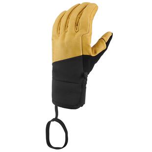 迪卡侬真皮滑雪手套单板双板保暖加绒专业滑雪防水手套耐磨OVWG