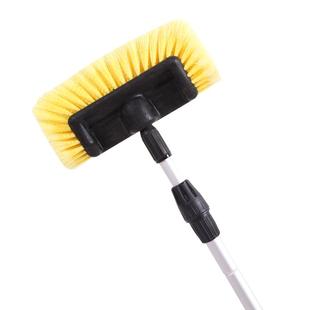 洗车刷带水管五面通水刷子汽车大巴车货车专用刷长柄软毛洗车神器