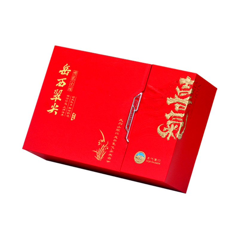 岳西翠尖2026新茶明前特级岳西翠兰绿茶茶叶12小罐装中国红定制款
