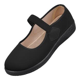老北京布鞋女新款春秋女款黑布鞋老婆黑色酒店上班妈妈舒适工作鞋